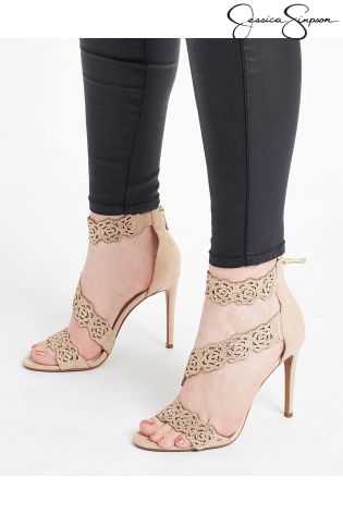 Jessica Simpson Cutout Heel Sandals